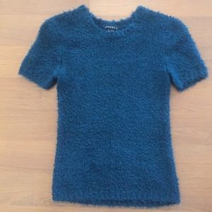Theory "Fuzzy" Silk Blouse